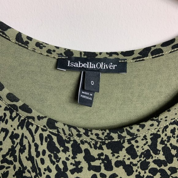 Isabella Oliver Animal Print Maternity Dress - Picture 5 of 5